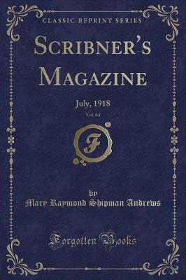 Book cover for Scribner's Magazine, Vol. 64