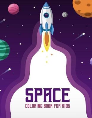 Book cover for Space Coloring Book for Kids