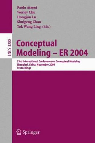Cover of Conceptual Modeling