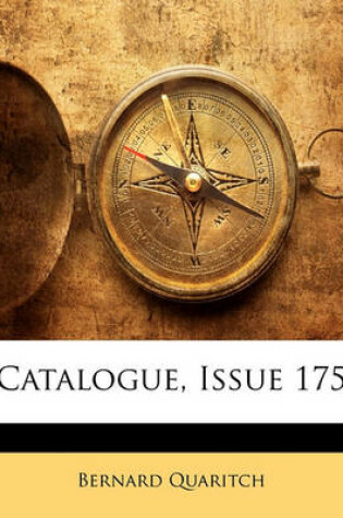 Cover of Catalogue, Issue 175