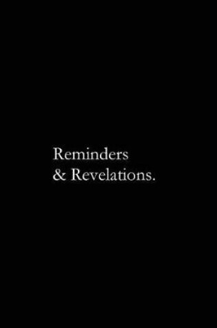 Cover of Reminders & Revelations