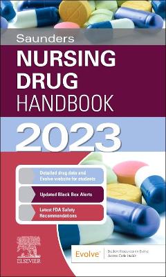 Book cover for Saunders Nursing Drug Handbook 2023 - E-Book