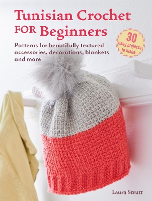 Book cover for Tunisian Crochet for Beginners: 30 easy projects to make