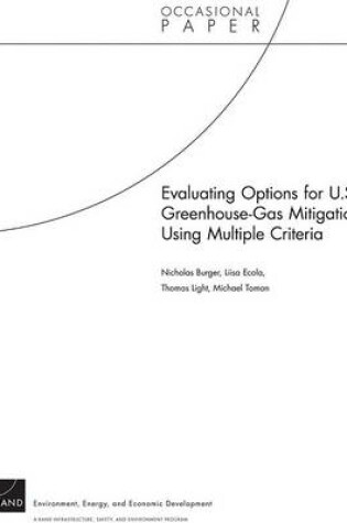Cover of Evaluating Options for U.S. Greenhouse-Gas Mitigation Using Multiple Criteria