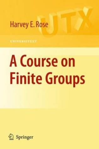 Cover of A Course on Finite Groups