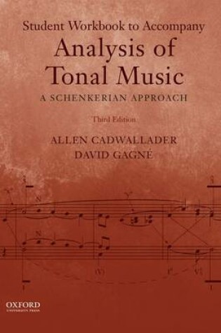 Cover of Student Workbook to Accompany Analysis of Tonal Music