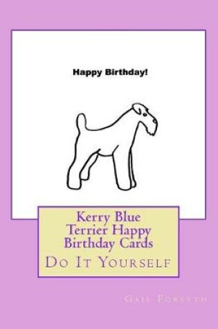 Cover of Kerry Blue Terrier Happy Birthday Cards