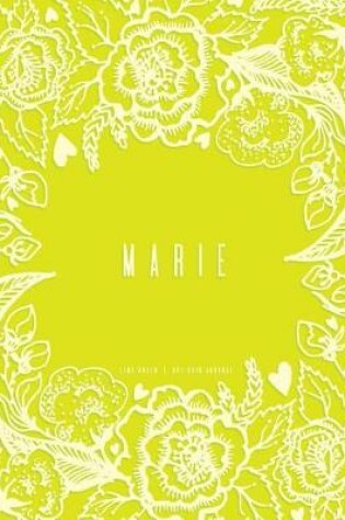 Cover of Marie - Lime Green Dot Grid Journal