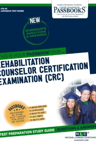 Cover of Rehabilitation Counselor Certification Examination (Crc) (Ats-92)