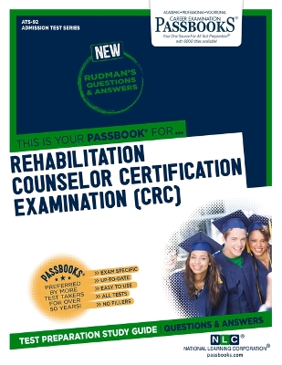 Book cover for Rehabilitation Counselor Certification Examination (Crc) (Ats-92)