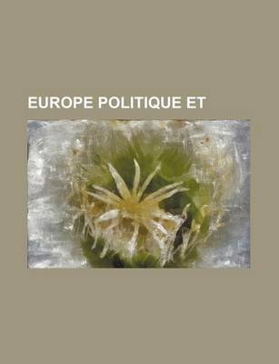 Book cover for Europe Politique Et