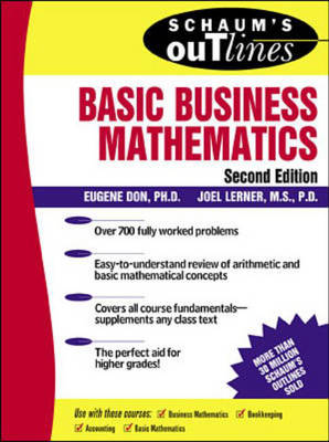 Book cover for Schaum's Outline of Basic Business Mathematics