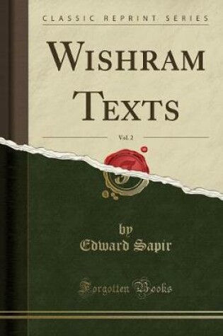 Cover of Wishram Texts, Vol. 2 (Classic Reprint)