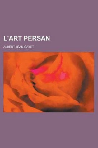 Cover of L'Art Persan