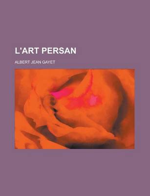 Book cover for L'Art Persan