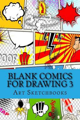 Book cover for Blank Comics for Drawing 3