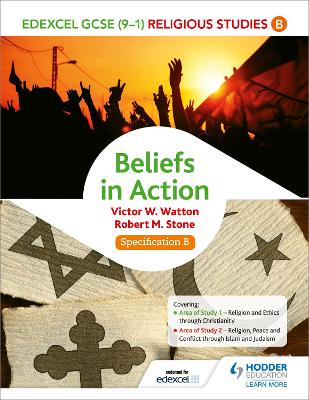 Book cover for Edexcel Religious Studies for GCSE (9-1): Beliefs in Action (Specification B)
