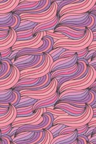 Cover of Bullet Journal Abstract Waves Pinks