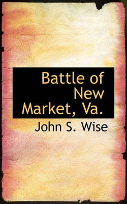 Book cover for Battle of New Market, Va.