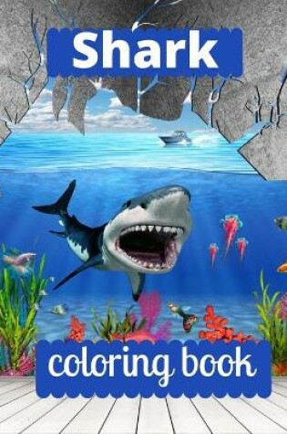 Cover of Shark coloring book