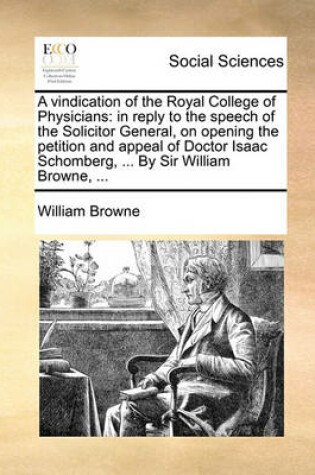 Cover of A Vindication of the Royal College of Physicians