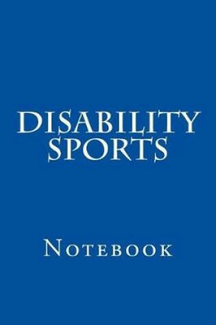 Cover of Disability Sports