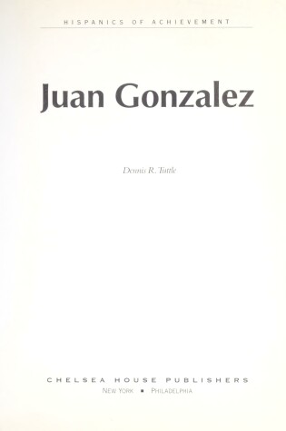 Cover of Juan Gonzalez (Hisp O/Ach)(Oop)