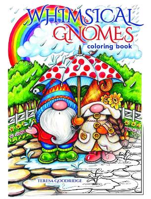 Book cover for Whimsical Gnomes Coloring Book