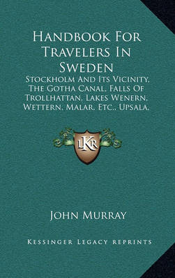 Book cover for Handbook for Travelers in Sweden