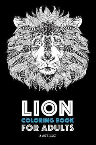 Cover of Lion Coloring Book For Adults