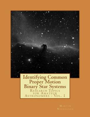 Book cover for Identifying Common Proper Motion Binary Star Systems