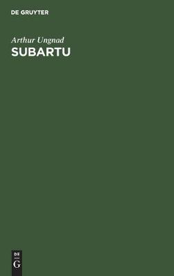 Book cover for Subartu