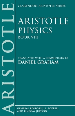 Book cover for Aristotle: Physics, Book VIII