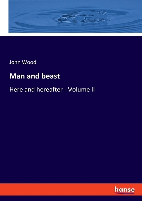 Book cover for Man and beast