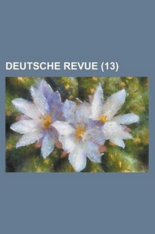 Cover of Deutsche Revue (13 )