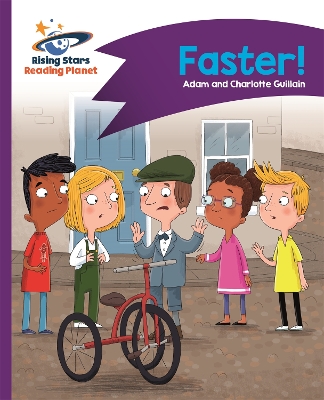 Book cover for Reading Planet - Faster! - Purple: Comet Street Kids