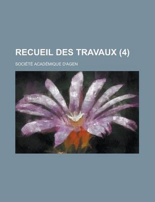 Book cover for Recueil Des Travaux (4)