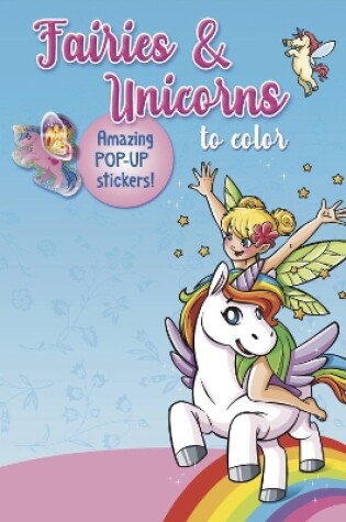 Cover of Fairies & Unicorns to color