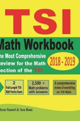 Cover of TSI Mathematics Workbook 2018 - 2019