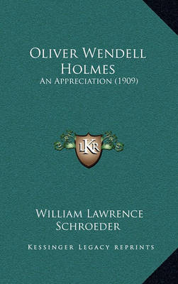 Book cover for Oliver Wendell Holmes