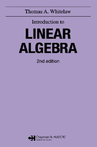 Cover of Introduction to Linear Algebra, 2nd edition