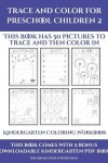 Book cover for Kindergarten Coloring Workbook (Trace and Color for preschool children 2)