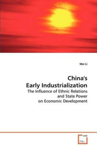 Cover of China's Early Industrialization