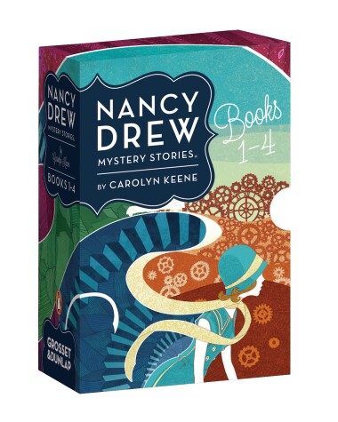 Book cover for Nancy Drew Mystery Stories Books 1-4