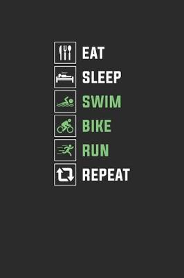 Book cover for Eat Sleep Swim Bike Run Repeat