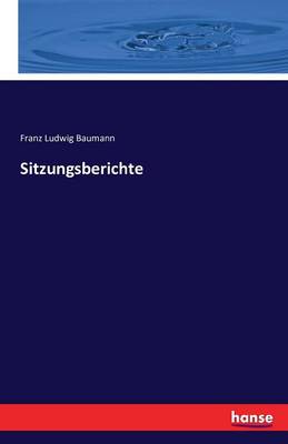 Book cover for Sitzungsberichte