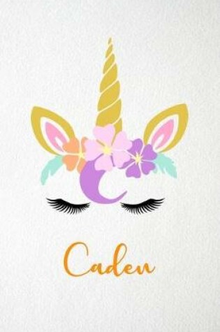 Cover of Caden A5 Lined Notebook 110 Pages