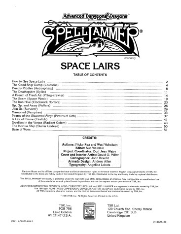 Cover of Sjr8 Space Lairs