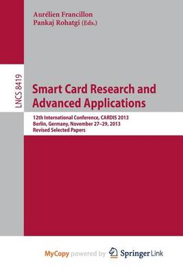 Cover of Smart Card Research and Advanced Applications