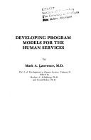 Cover of Developing Program Models for Human Services